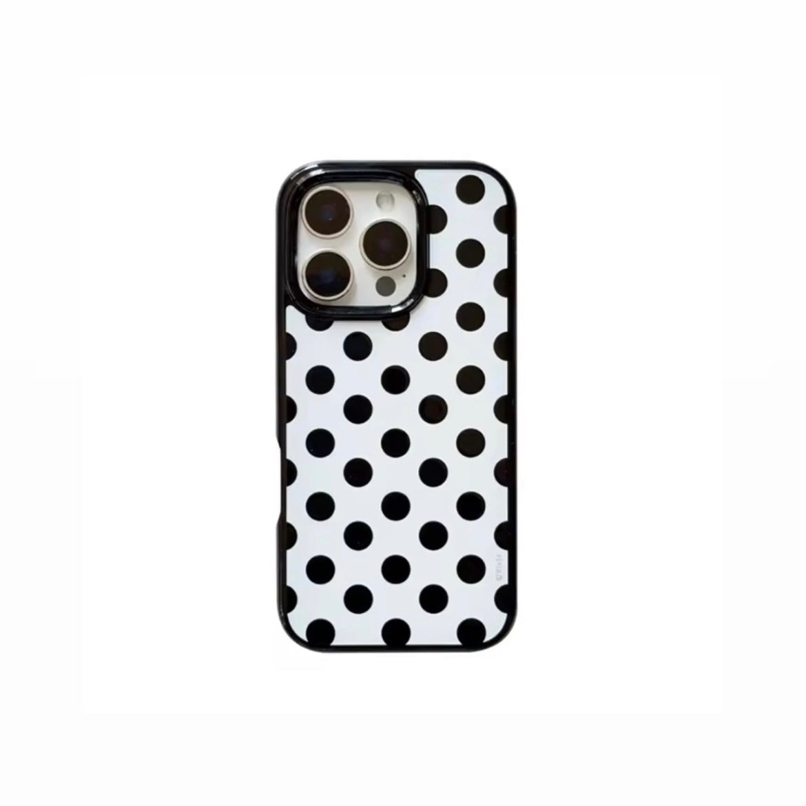 WHITE POLKA DOTS PHONE CASE