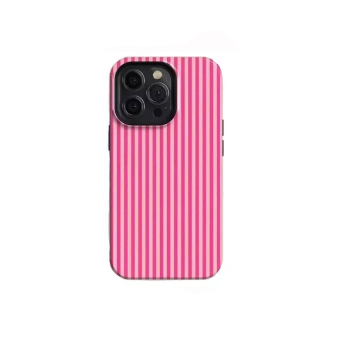 PINK STRIPES PHONE CASE