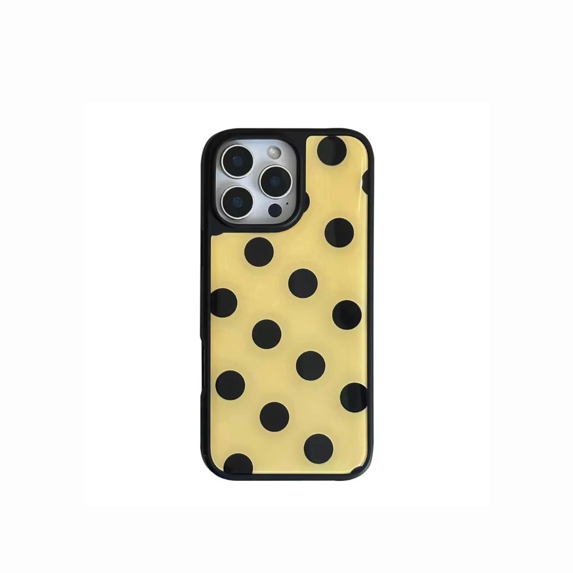 YELLOW POLKA DOTS PHONE CASE